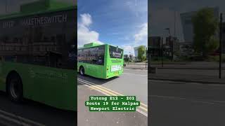 Newport Electric - Yutong E12 (Z02): Route 19 for Malpas