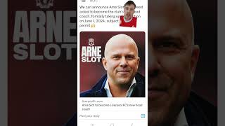 WELCOME TO LIVERPOOL ARNE SLOT 🇳🇱🔴 #arneslot #liverpoolfc #shorts #lfc