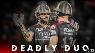 DEADLY DUO EDIT | RCB 🤩 WINNING STATUS | RCB STATUS 😎