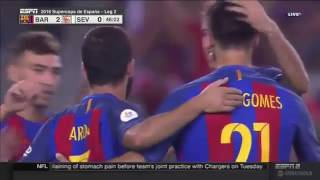 Barcelona Vs Sevilla 3 0 Super Cup All Goals & Highlights   Resumen y Goles 17 08 2016 HD