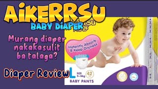 Aikerrsu baby diaper | Nakakasulit ba talaga?| diaper review | #aikerrsu #diaper #MarleneGabriel