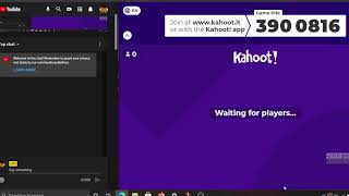 First Kahoot stream in like a year!