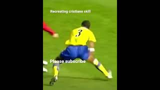 Cristiano skill #shorts #scoccer #433 #skills #skysports #cristianoronaldo