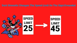 Dark Dimentio Changes The Speed Limit On The Sign/Grounded