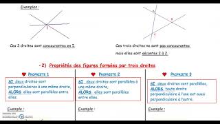 6G3 - 4    : Propriétés sur les droites parallèles et perpendiculaires