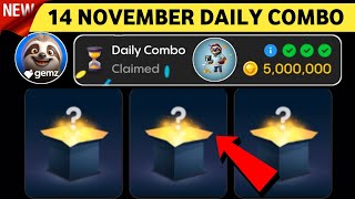 Gemz Daily Combo 14 November | Gemz Daily Code 14 November | Daily Combo Today