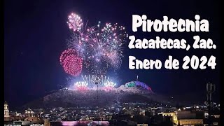 FUEGOS PIROTECNICOS EN ZACATECAS, ZAC, 1° DE ENERO DE 2024