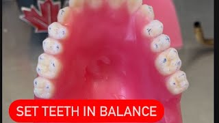 SETTING TEETH IN BALANCE (2 IN 1 TRICK) read description please #WAXBAE