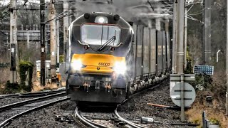 Trains at Lancaster Station, WCML | 19/12/2023