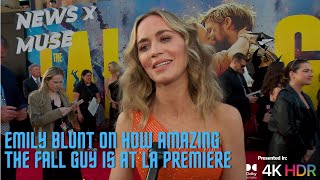 Emily Blunt on How Amazing The Fall Guy Is at LA Premiere