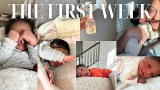 THE FIRST WEEK | newborn life, two kids adjustment, breastmilk, doc appts, our new normal