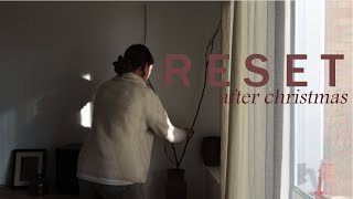 home reset after christmas / after christmas decoration / room decor