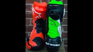 Alpinestars Supertech R VENTED MM93 REPLICA Boots VS Alpinestars Supertech R WSBK Jonathan Rea Boots