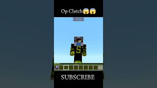 Minecraft Impossible clutch Without any equipment😱😱 #shorts #viralvideo #trending #minecraft