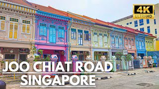 Joo Chiat Road Tour & Peranakan Houses~ Singapore Walking Tours [4K]