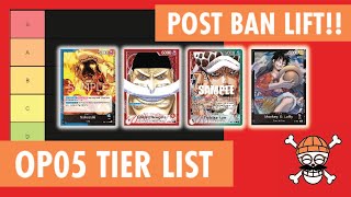 [OP05 META TIER LIST] POST RESTRICTION/BAN LIFT - One Piece TCG