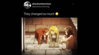 They all have changed so much😢 | Attack on Titan | Anime Shorts 🔥