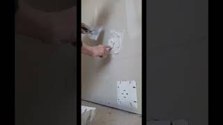 How to Patch a small a hole in wall🏡🧡👌💯 #clean #drywallfinishing #drywalltools #satisfying #foryou