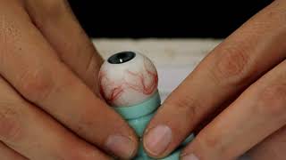 Casting an eyeball with UV resin