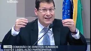 Mauro Menezes participa de audiência no Senado sobre a reforma trabalhista em 23/5/2017