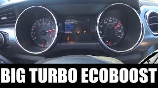 BIG TURBO Ecoboost Mustang Pulls & Launches! 600HP BIG TURBO Evo CRAZY Launch