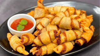 বিকালের নাস্তার জন্য আলুর সমুচা | Aloo Samosa | Potato Roll Samosa | Easy Potato Snacks Recipe