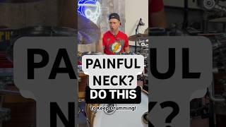 Play Drums With Neck Pain #drumlession #doctorfirst #tip #posturedrummer