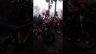 gowes di penuhi kabut kebon teh # puncak bogor