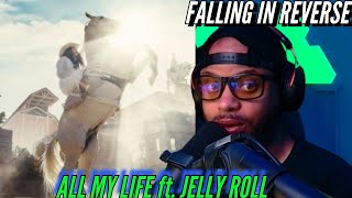 Falling in Reverse- All My Life ft. Jelly Roll | I didn't know I needed this | (Reaction)🔥🔥🔥