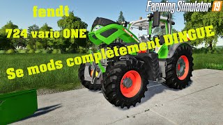 fs19 NOUVEAU  MOD COMPLETEMENT DINGUE FENDT 724 VARIO ONE