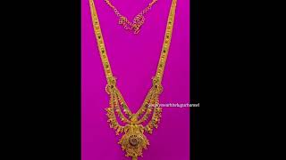 latest gold long haram designs //long haram designs//gold jewellery