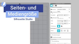 Silhouette Studio I Seiten- und Mediengröße anpassen