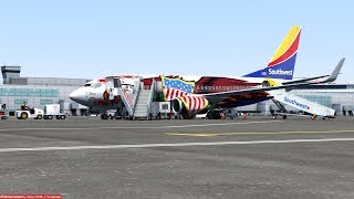 [P3Dv4] Southwest ILLINOIS One 737-700WL | San Francisco - Phoenix Harbour Airport  | N918WN