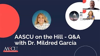 AASCU on the Hill - Q&A with Dr. Mildred García