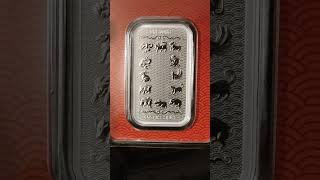 #silver #bar YEAR OF THE DRAGON. SILVER BAR. XAG -1oz