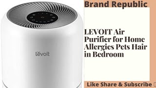 LEVOIT Air Purifier for Home Allergies Pets Hair in Bedroom #shorts  #shortvideo