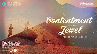 Contentment, A Rare Jewel | Ptr Nestor Sy