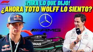 🚨 ¡MIRA LO QUE DIJO!     ¿AHORA TOTO WOLFF LO SIENTO ? 🚨