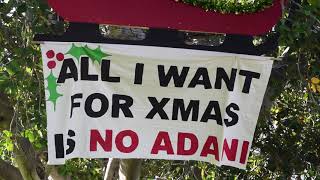 Santa says "NO ADANI"