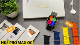 1st Super Amoled Display Watch 2.2 inch Display Apple I watch Ultra Master Clone HK8 Pro max OG 2023