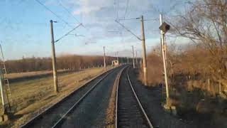 Sunset time-lapse • Mărășești - Adjud  • cab view