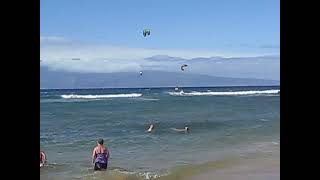 Kite Surfers on Maui