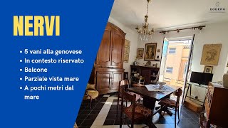 Casa in vendita a Genova Nervi - Via Pescetto | Balcone | Vista mare  DODERO Studio Immobiliare 2021