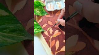 WATERCOLOR  PAINTING Easy & beautiful#shortsart #zentangle #watercolour #draw  #artshorts #painting