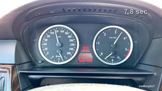 BMW 530d e60 231hp 0-100 acceleration