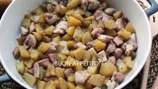 Dadolata di pollo e patate