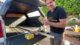 Living in My Truck - Camper Shell Build - Part 2 of 6