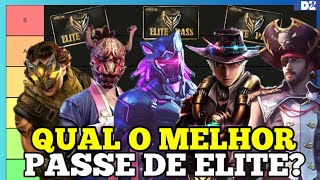 RANQUEANDO TODOS OS PASSES DE ELITE DO FREE FIRE ( TIER LIST )