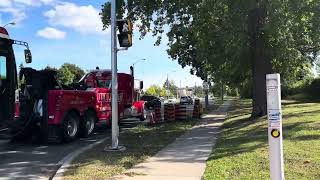 TTC Orion Hybrid 1223 being towed