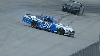 NASCAR xfinity series Dover, Chase Briscoe crash